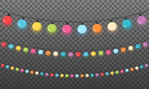 Christmas Lights Stock Illustration