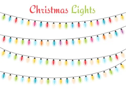 Christmas Lights Illustrazione stock
