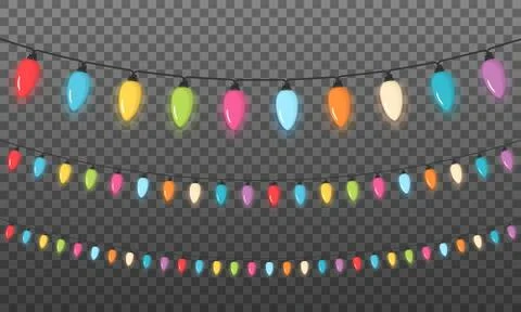 Christmas Lights Stock Illustration