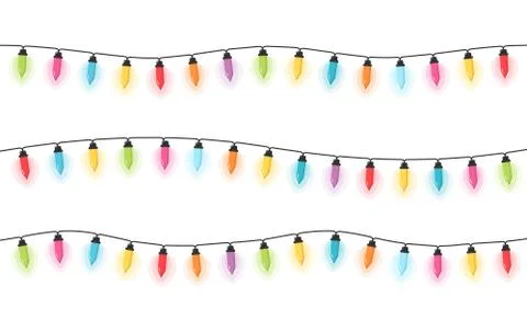 Christmas Lights Stock Illustration