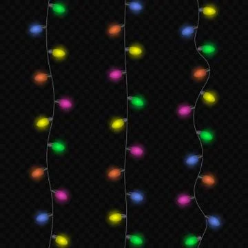 Christmas lights イラスト素材