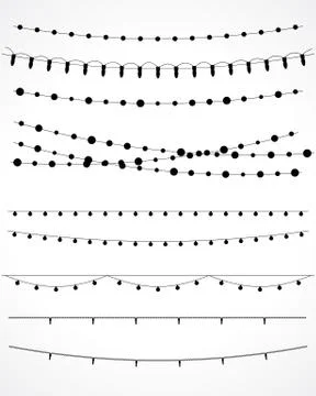 Christmas lights Stock Illustration