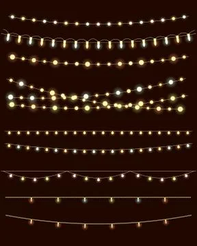 Christmas lights Stock Illustration