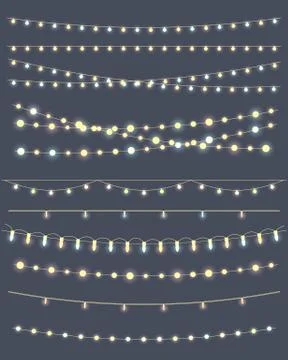 Christmas lights Stock Illustration