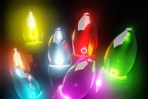 Christmas lights Stock Illustration