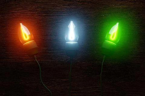 Christmas lights Stock Illustration