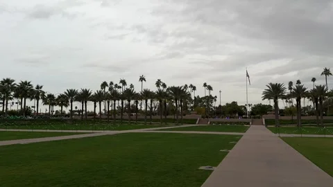 Christmas Lights at Mesa Temple Stock Footage 326085269