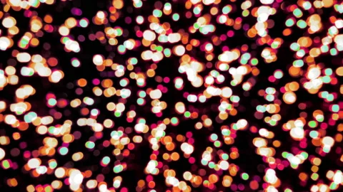 Christmas Lights Moving Loop Background 8  Stock Footage 165804450