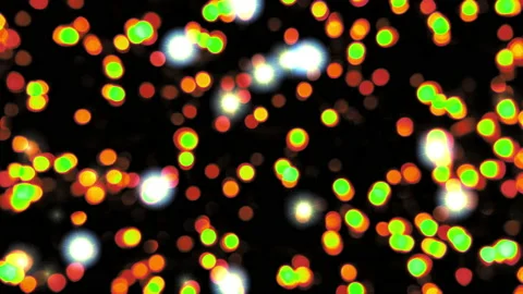 Christmas Lights Moving Loop Background 2  Stock Footage 165820840