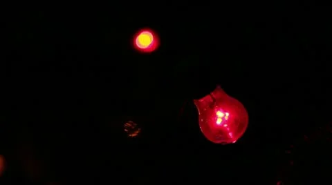 Christmas lights MVI 2943 Stock Footage 10580353