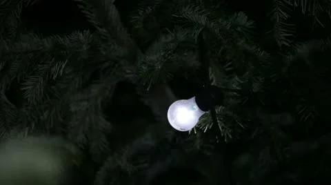 Christmas lights MVI 3656 Stock Footage