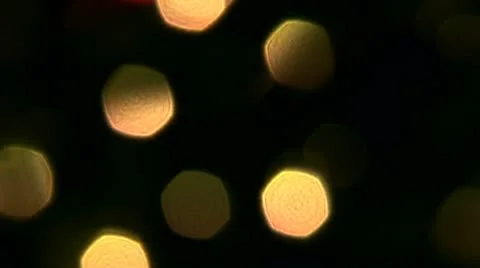 Christmas Lights Out Of Focus Stock Footage 11238409