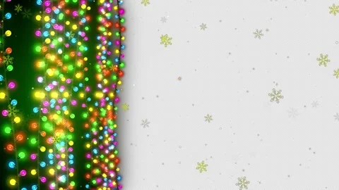 Christmas Lights Overlay 库存影片 348024517