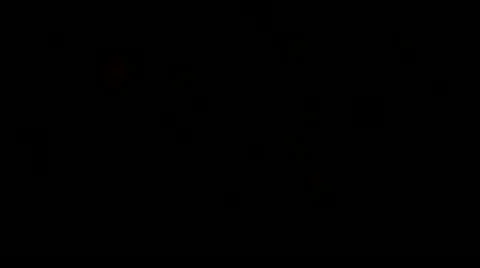 Christmas Lights Particles 008 Stock Footage 17099631