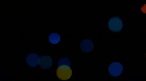 Christmas Lights Particles 010 库存影片 17108029