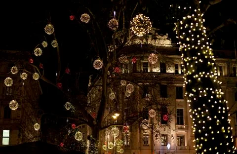 Christmas lights Stock Photos