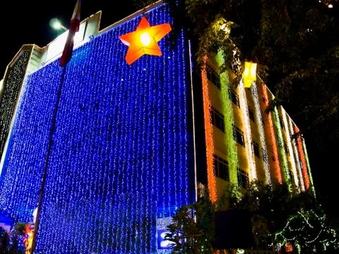 Christmas lights Foto stock