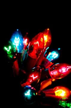 Christmas lights Stock Photos