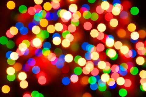 Christmas lights Foto stock