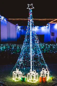 Christmas lights Stock Photos