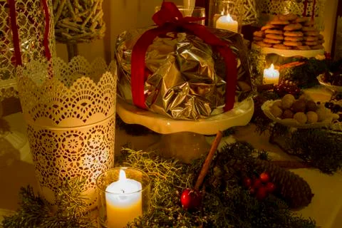 Christmas lights Stock Photos