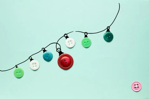 Christmas lights. Stock Photos