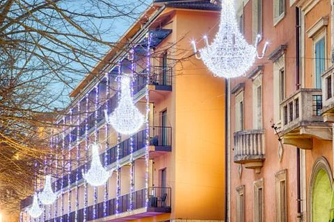 Christmas lights Stock Photos