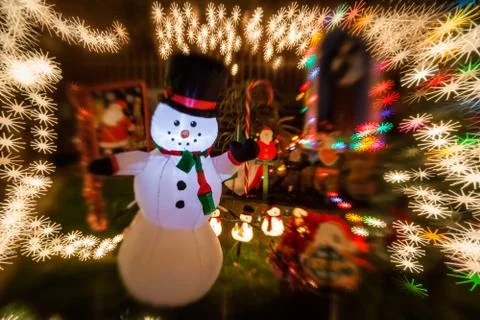 Christmas lights Stock Photos