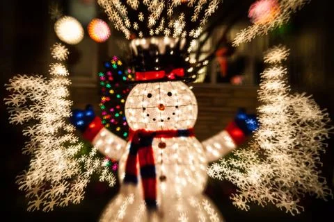 Christmas lights Stock Photos