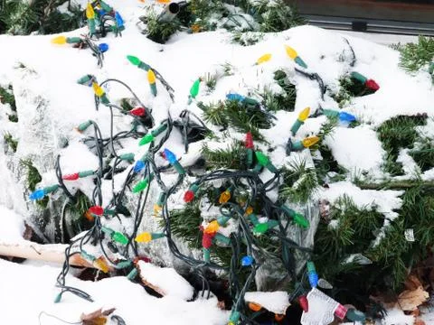 Christmas lights Stock Photos