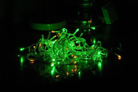 Christmas lights Stock Photos