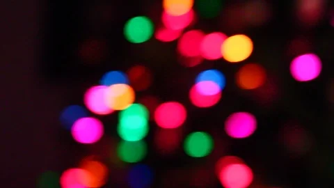 Christmas Lights Texture Background Close Up Stock Footage 106677242