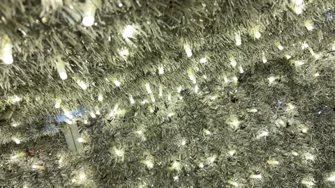 Christmas lights twinkle Video stock 230076573