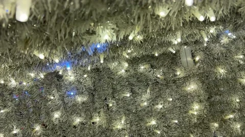 Christmas lights twinkle Stock Footage 230076815