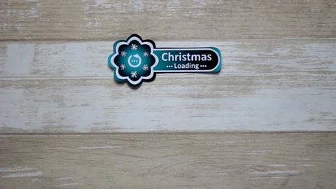 Christmas loading 2 Stock Footage 70051312