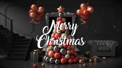 Christmas Logo Stock Footage 121422110