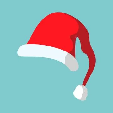 Christmas Long Hat Vector Illustration Stock Illustration