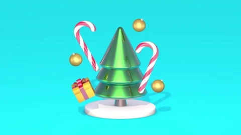 Christmas loop animation Stock Footage 253094559