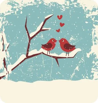 Christmas love Stock Illustration