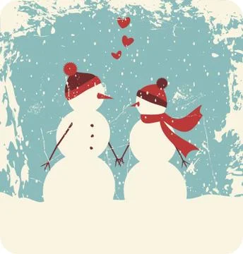 Christmas love Stock Illustration
