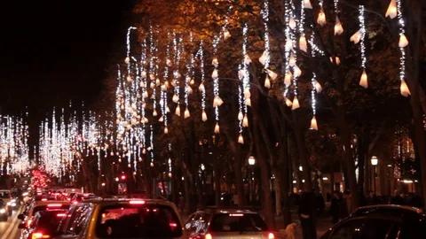 Christmas luminary video Stock Footage 83613556