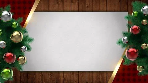 Christmas Luxury Background Presentation Layout 3D Illustration Golden Effects Illustrazione stock