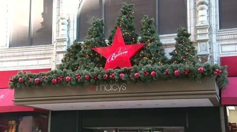 Christmas at Macy's Stock Footage 20452054