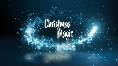 magic christmas greetings after effects download