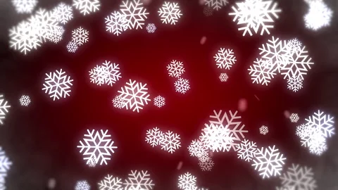 Christmas magic with animated snowflakes Stock Footage 294168920