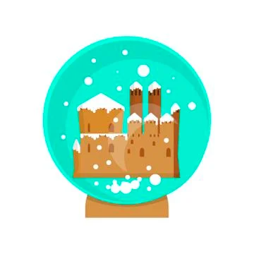 Christmas magic ball Stock Illustration