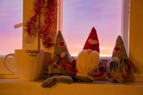 Christmas magic creatures Foto stock