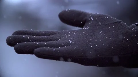 Christmas magic snow slow mo Stock Footage 58926369