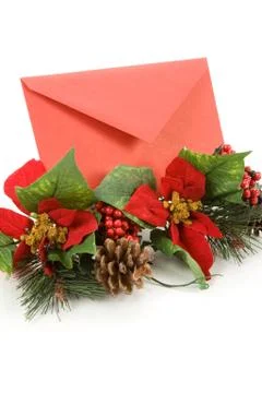 Christmas Mail 스톡 사진