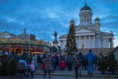 Christmas market Stock Photos